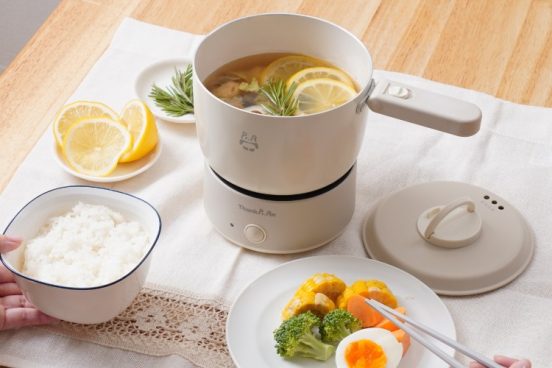 一人鍋がもっと手軽に！ 超コンパクトに収納できる一人用電気鍋「コロン」