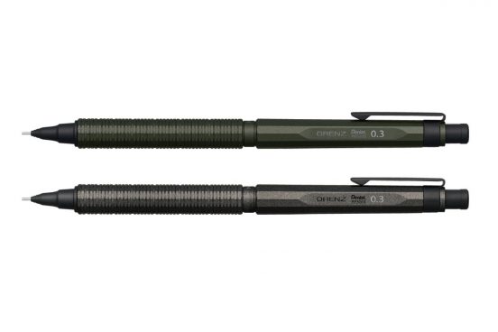 ぺんてるの高級シャープペン「オレンズネロ」に限定セット登場！ 限定カラー＆金属製替芯ケース付属