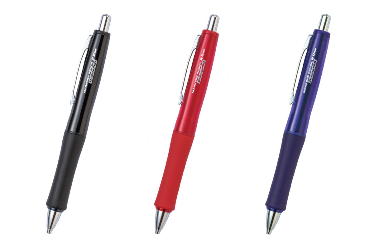 木材もコンクリも濃く書ける！2.0mm芯の建築現場向けシャープペン「MARKERS PENCIL」