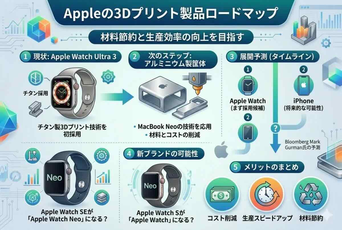 iPhoneがもっと買いやすくなる？ アップル「3Dプリント製アルミボディ」に挑戦