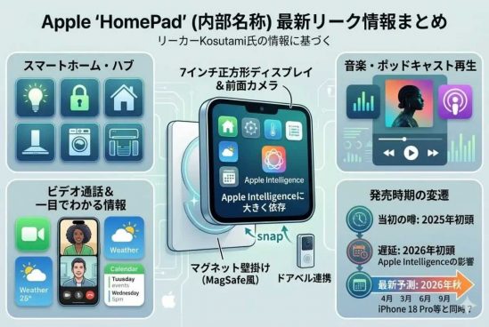 次期HomePodは“壁にピタッ”？ MagSafeみたいな機能でスマートホーム普及の切り札になるか