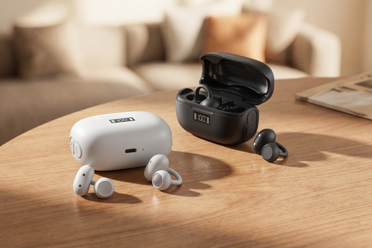 耳をふさがない“イヤカフ型集音器”が新しい！ イヤホン感覚で使える「ミライスピーカー・イヤー」