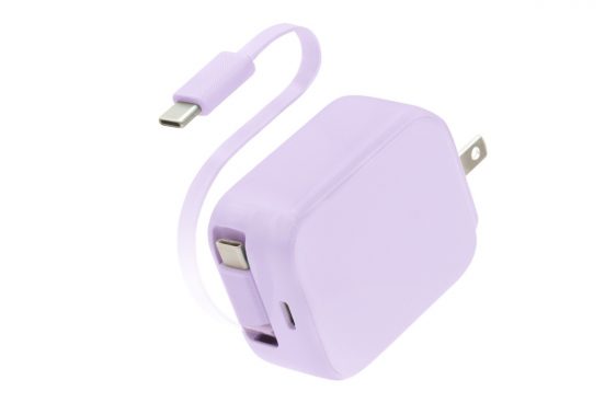 巻取り式USB-Cケーブル内蔵で持ち歩き楽々！ MOTTERUからPD30W対応USB充電器が登場