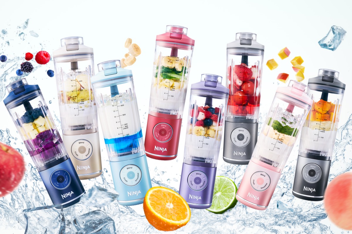 氷も砕けるコードレスミキサー「Ninja Blast Max」に新色追加！ 持ち歩きたくなる全8色展開に