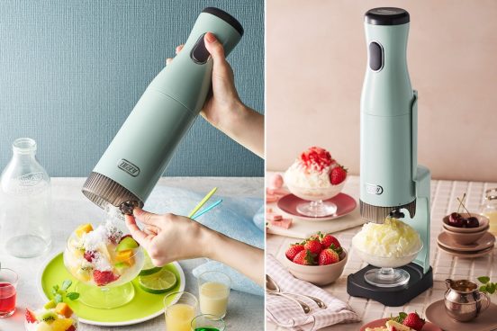 最短12秒でサッと削れる！ Toffyから2WAY仕様のコードレスかき氷器登場
