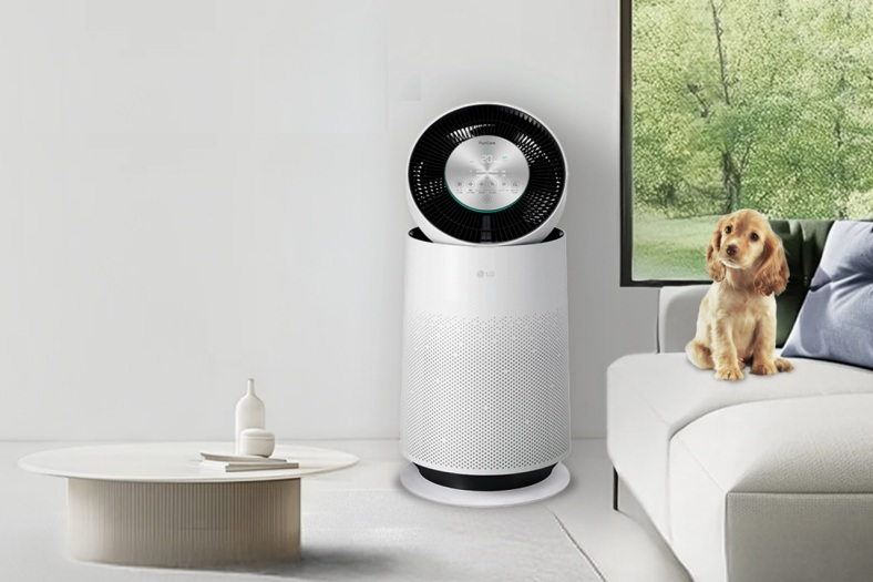 ペットのいる部屋に最適！ きれいな空気を循環させるサーキュレーター付き空気清浄機「LG PuriCare Pet Gen3」