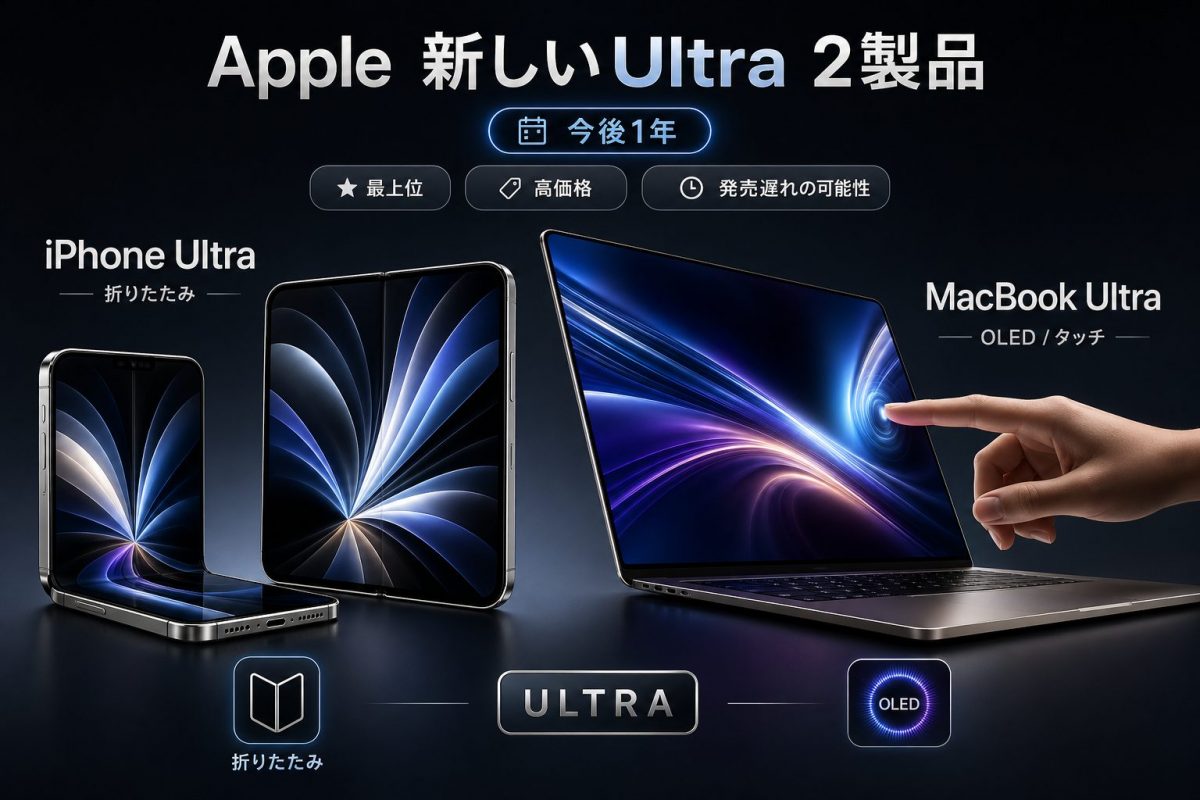 ウルトラ攻め！ iPhoneだけでなくMacBookにも「Ultra」ラインが登場か