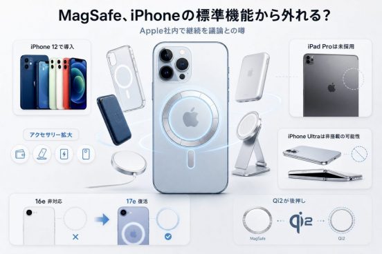 iPhone標準モデルからMagSafeが消える？