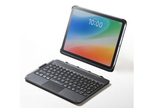 iPadがノートPC感覚に！ タッチパッド付きBluetoothキーボード「SKB-BTIPAD5BK」