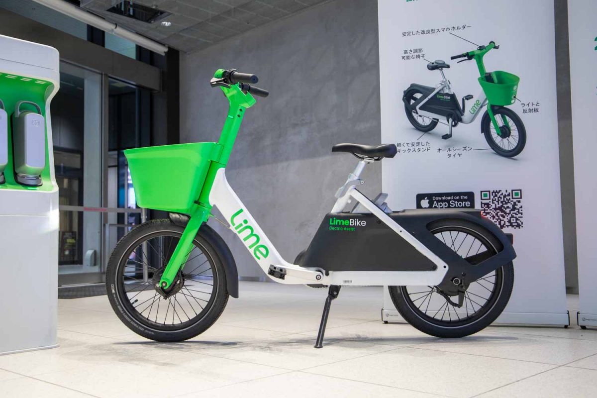 電動アシスト自転車「LimeBike」アジア初上陸！ 月額999円サブスク、4社共同ポートも始動