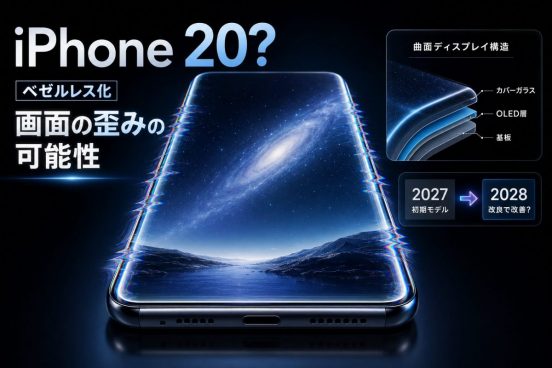 ガラスのようなiPhone 20、画面が歪む可能性が浮上！