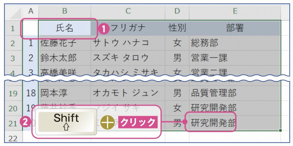 【世界一わかりやすいエクセル＆ワード】セル、行、列を上手に操作しよう！