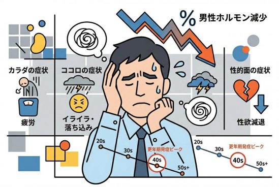「オトコには関係ない」は過去の常識！オトコの更年期入門