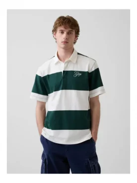 楽天ポイント4倍！トレンド感満載のGAP「定番ロゴ ラグビーシャツ」がオトク