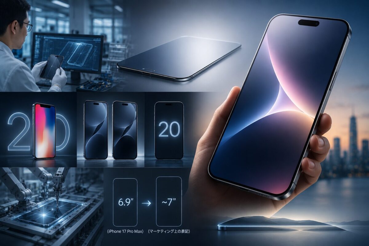 20周年ならではの異例の事態！「7インチ型iPhone」が降臨か？