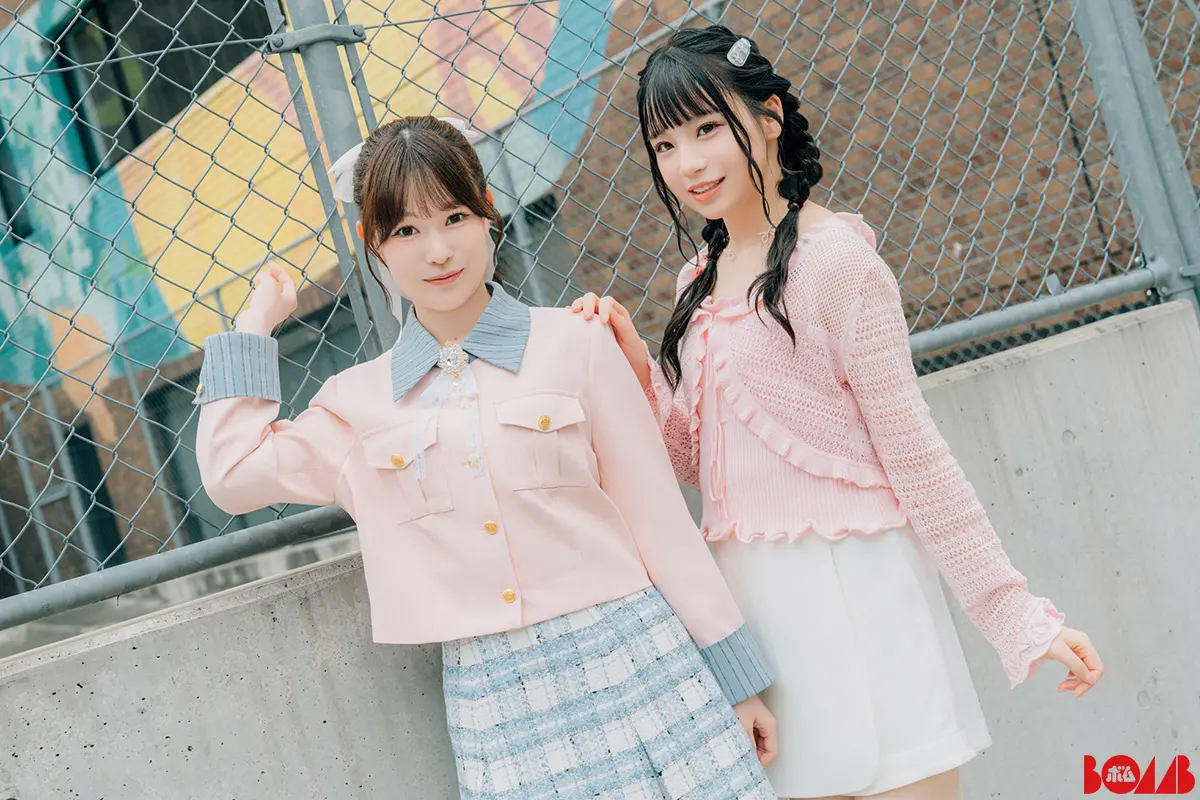 NGT48・北村優羽＆喜多花恵、ガーリーコーデで同期ペアグラビア
