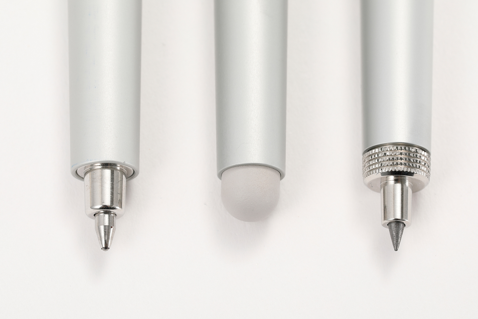 ↑ペン部分はペンシル、スタイラス、ボールペンの3種類を用意。好きなものを選べる