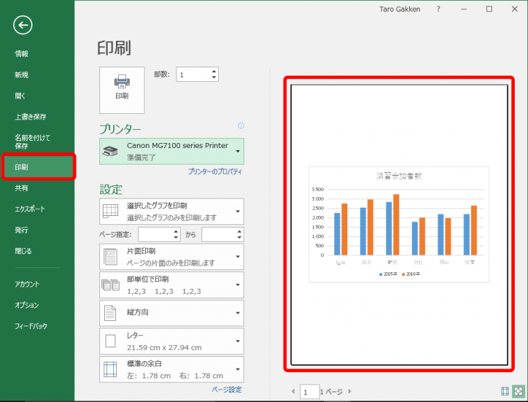 エクセル グラフだけ印刷 ってどうやるの 知っておきたい基本印刷テク4選 Getnavi Web ゲットナビ