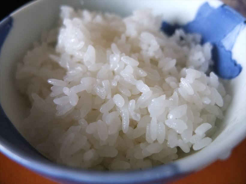 ↑米粒のかたちはスリムで、しゃっきり感を感じさせながら、つや感もしっかりあります。食感と味のバランスの良さが、画像からも伝わってきます