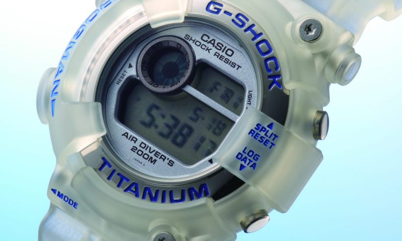 大特価新作[G-SHOCK]DW-8201WC-8T 二代目大珊瑚 WCCS FROGMAN(灰色文字)中古品 FROGMAN