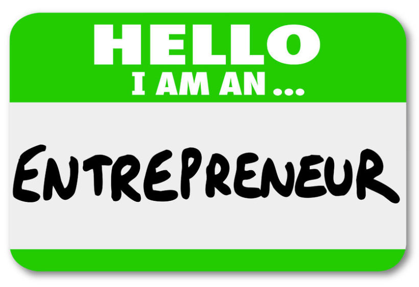 26817365 - entrepreneur name tag to introduce you as a self employed business owner networking to learn tips and information about managing your company