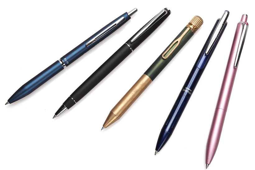 ↑近年流行になりつつある、高級めのボールペン