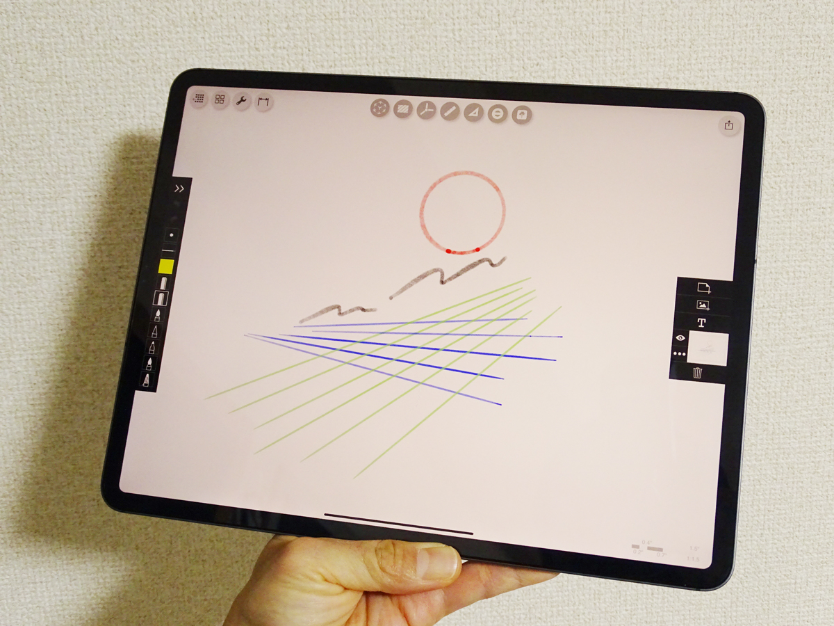 デジタル：iPad Proで絵を描くのって、やはりいいね！ 手軽にデッサン 