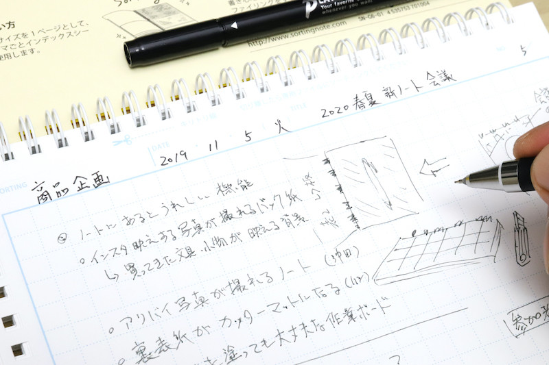 ↑天側の情報欄は、ハッキリ見やすいように太めのペンで書いておくと、あとから探しやすくなる