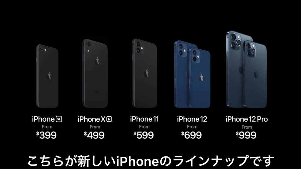 「iPhone 12」が加わった、新たな全iPhoneシリーズをスペック比較してみました GetNavi web