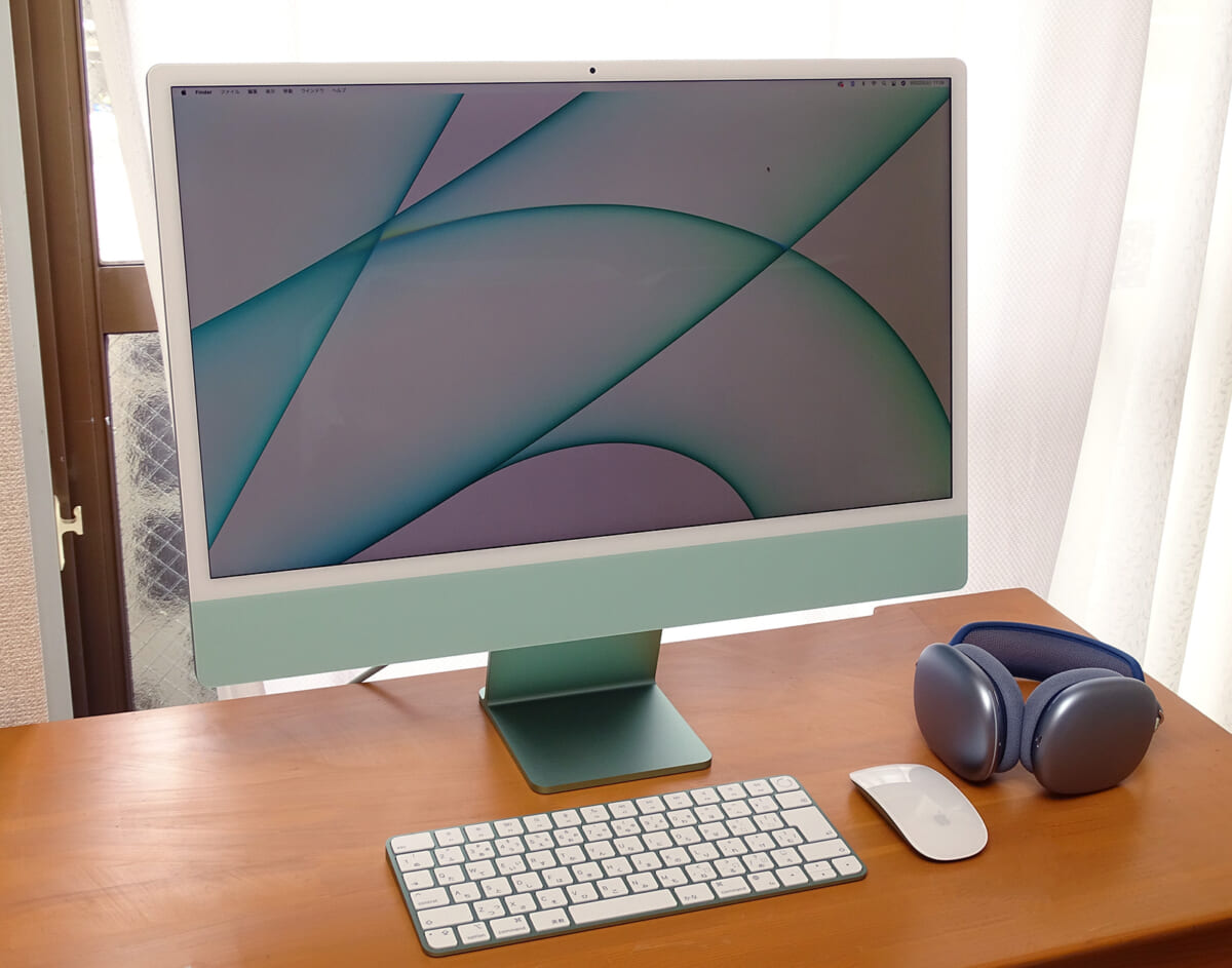24インチ グリーン iMac 4.5K Retinaディスプレイモデル