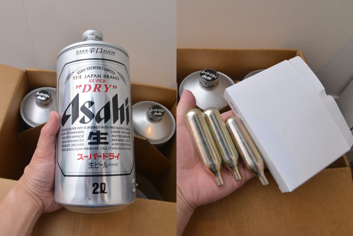 アサヒスーパードライ 2リットル缶 ドラフターズ ビールサーバー