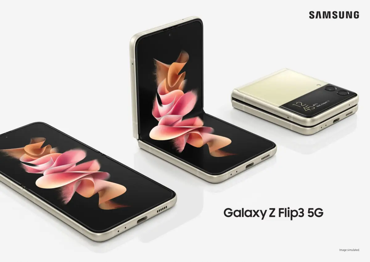 新型縦折りスマホ Galaxy Z Flip3 5g 登場 リフレッシュレート1hz対応でsnsなどがより見やすい Getnavi Web ゲットナビ