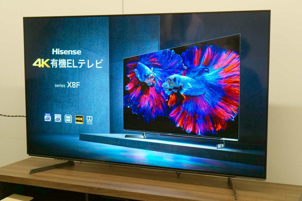 ハイセンス 有機ELテレビ 55型 55E8100 - テレビ