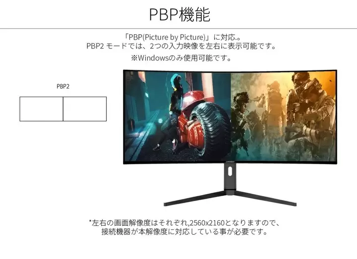 便利なKVM機能も搭載! 5K2K解像度対応39.7インチ湾曲モニター 便利なKVM機能も搭載! 5K2K解像度対応39.7インチ湾曲モニター