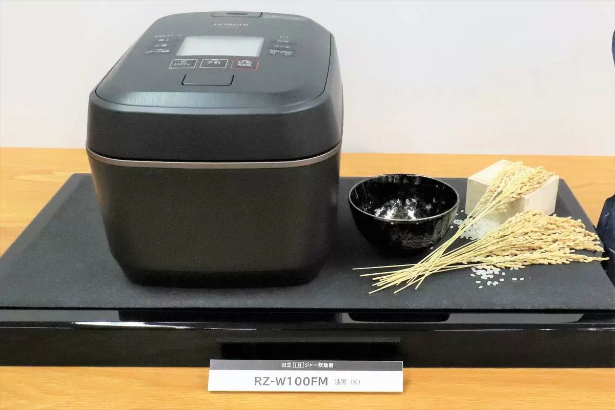 日立 HITACHI 蒸気レス 圧力炊飯器（5.5合炊き）RZ-W100FM K - 炊飯器