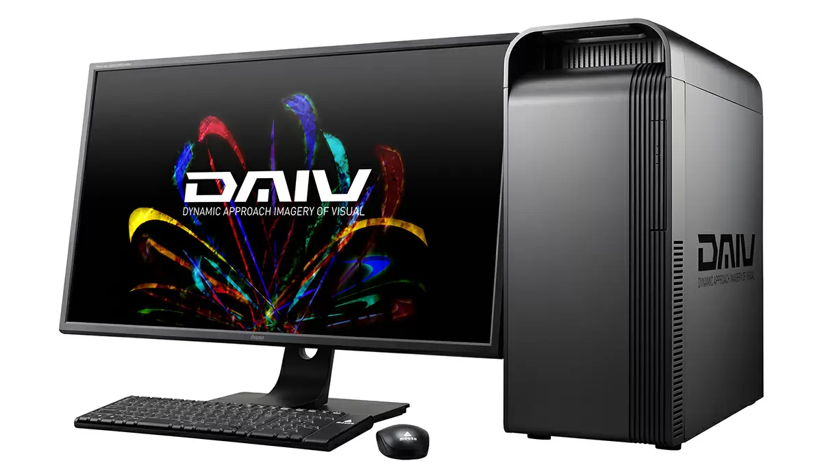 ハイスペックパーツに応える新デザイン、マウスのクリエイター向けPC「DAIV」がシャーシをリニューアル | GetNavi web ゲットナビ