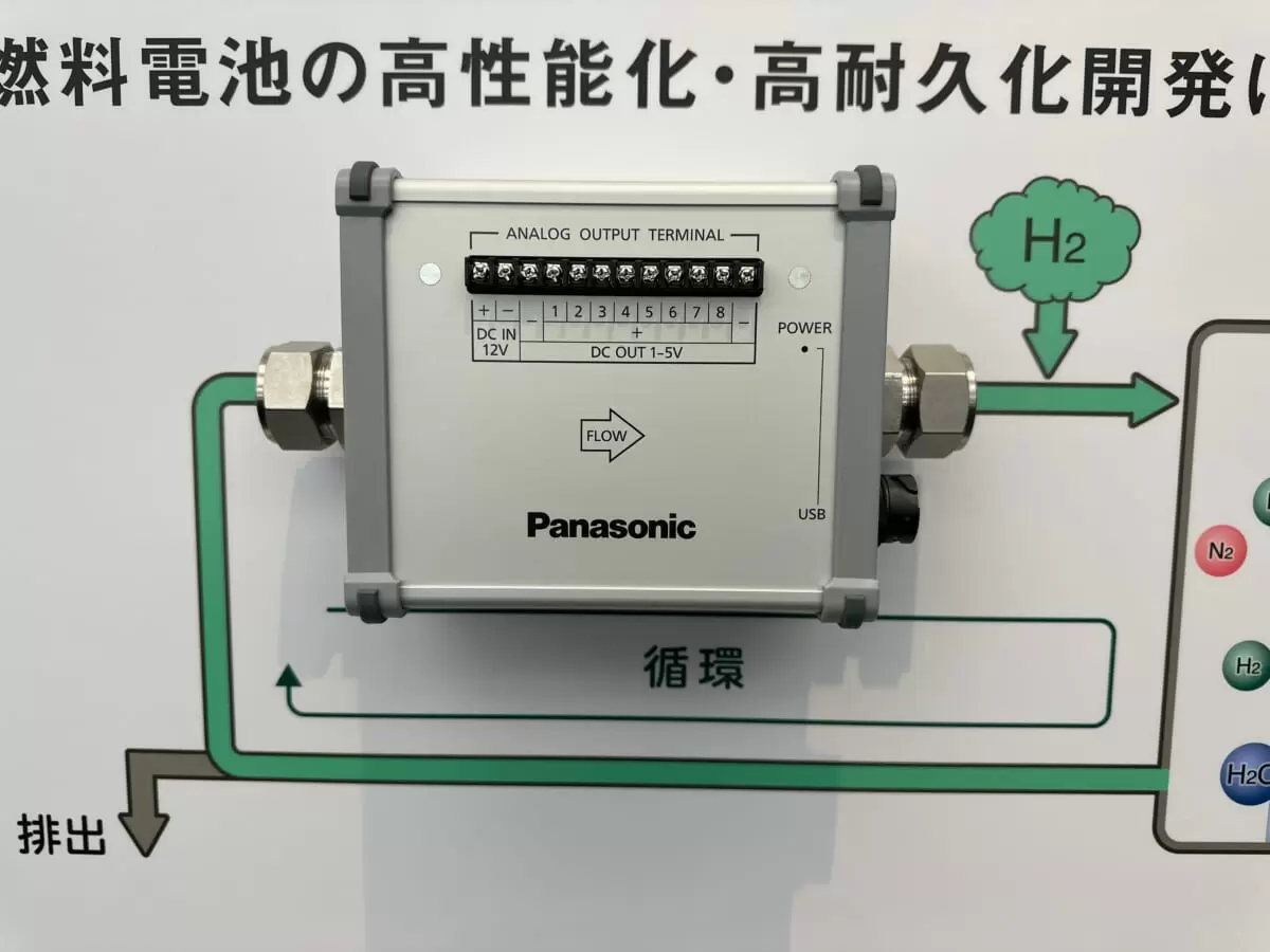 高効率な燃料電池開発のカギ！ パナソニックが「超音波式水素流量