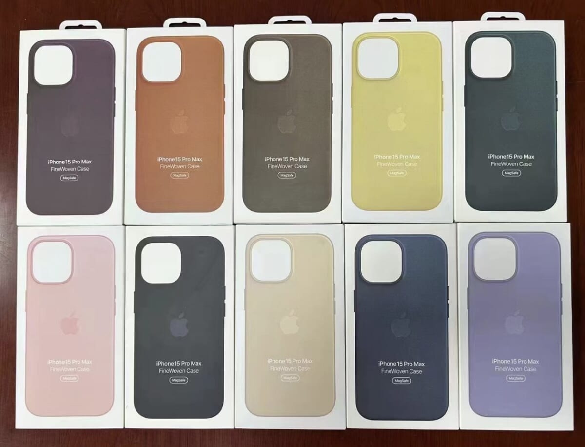 Apple iPhone 15 Proファインウーブンケース -トープ-