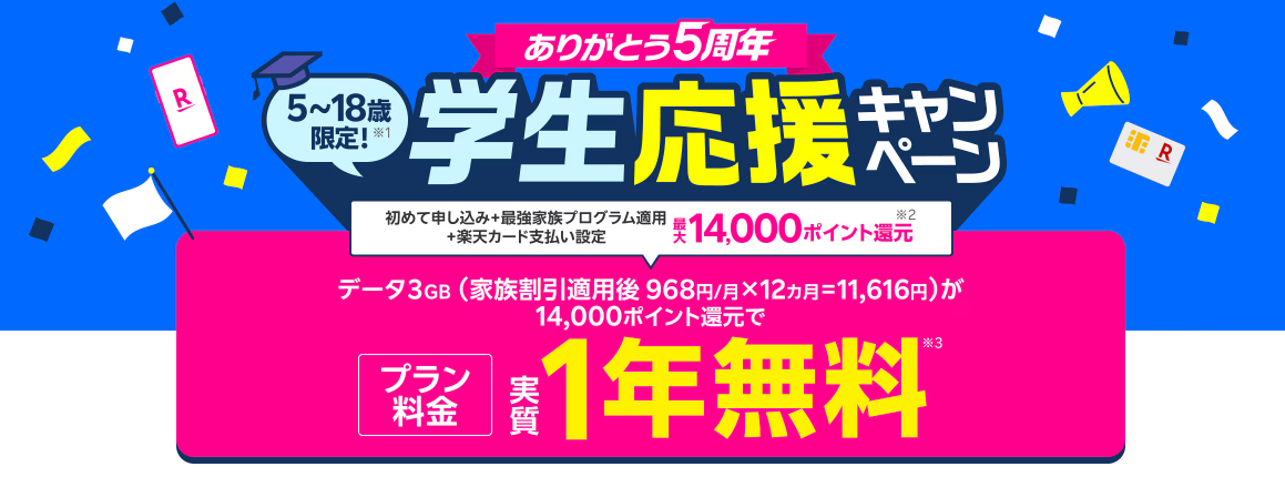 学生応援キャンペーン