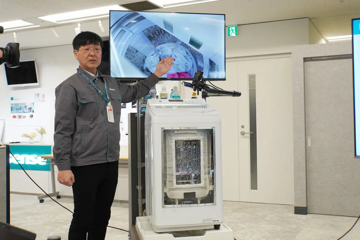 一人暮らしが待望!ハイセンスから5.5kgタテ型洗濯機で日本初と 一人暮らしが待望!ハイセンスから5.5kgタテ型洗濯機で日本初と