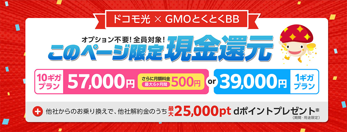 ドコモ光＋GMO